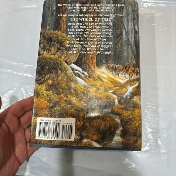 Crossroads of Twilight Robert Jordan Book 10 Wheel of Time 1st Edition 1st Print - Picture 9 of 12